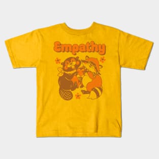 Empathy- original design - brown-orange Kids T-Shirt